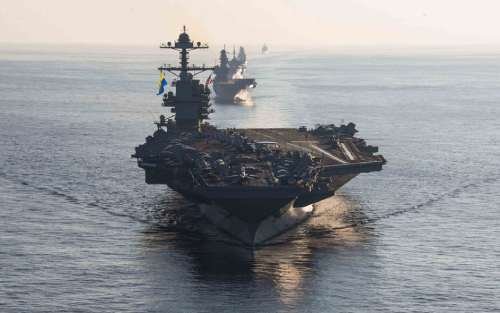 US warships headed to Gaza to aid Israel